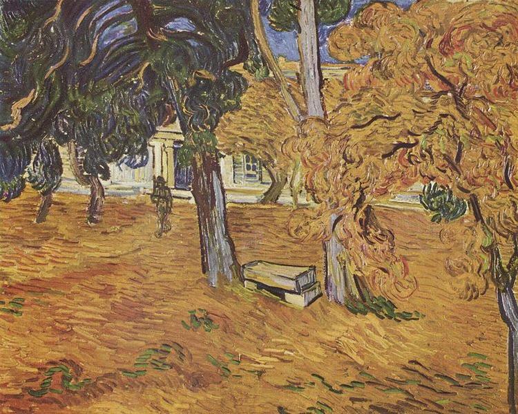 Vincent Van Gogh Park des Spitals Germany oil painting art